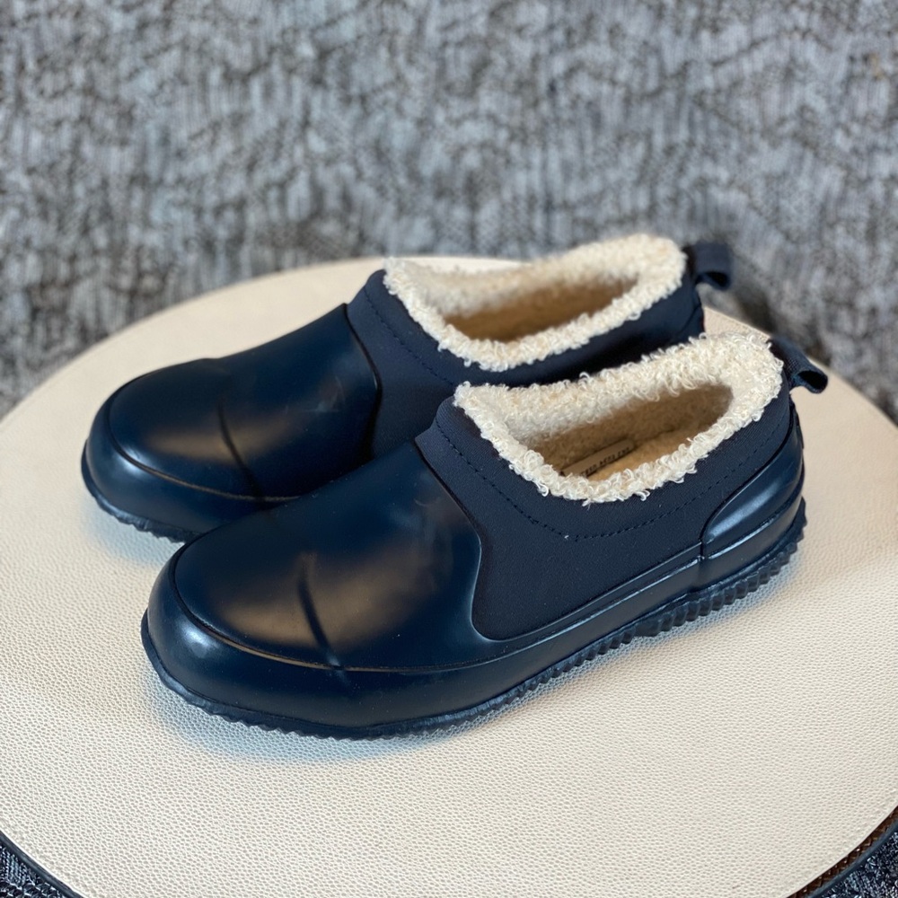 Hunter Kids Sherpa Shoes Hunter Navy